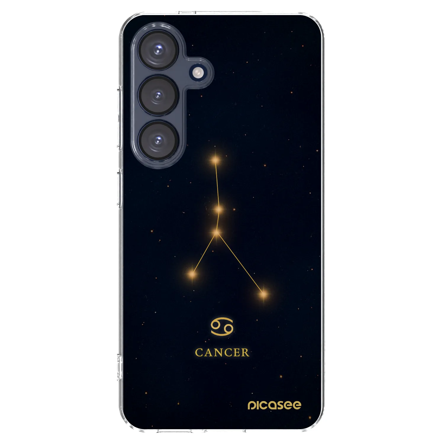 Picasee silikónový prehľadný obal pre Samsung Galaxy S25 5G - CANCER