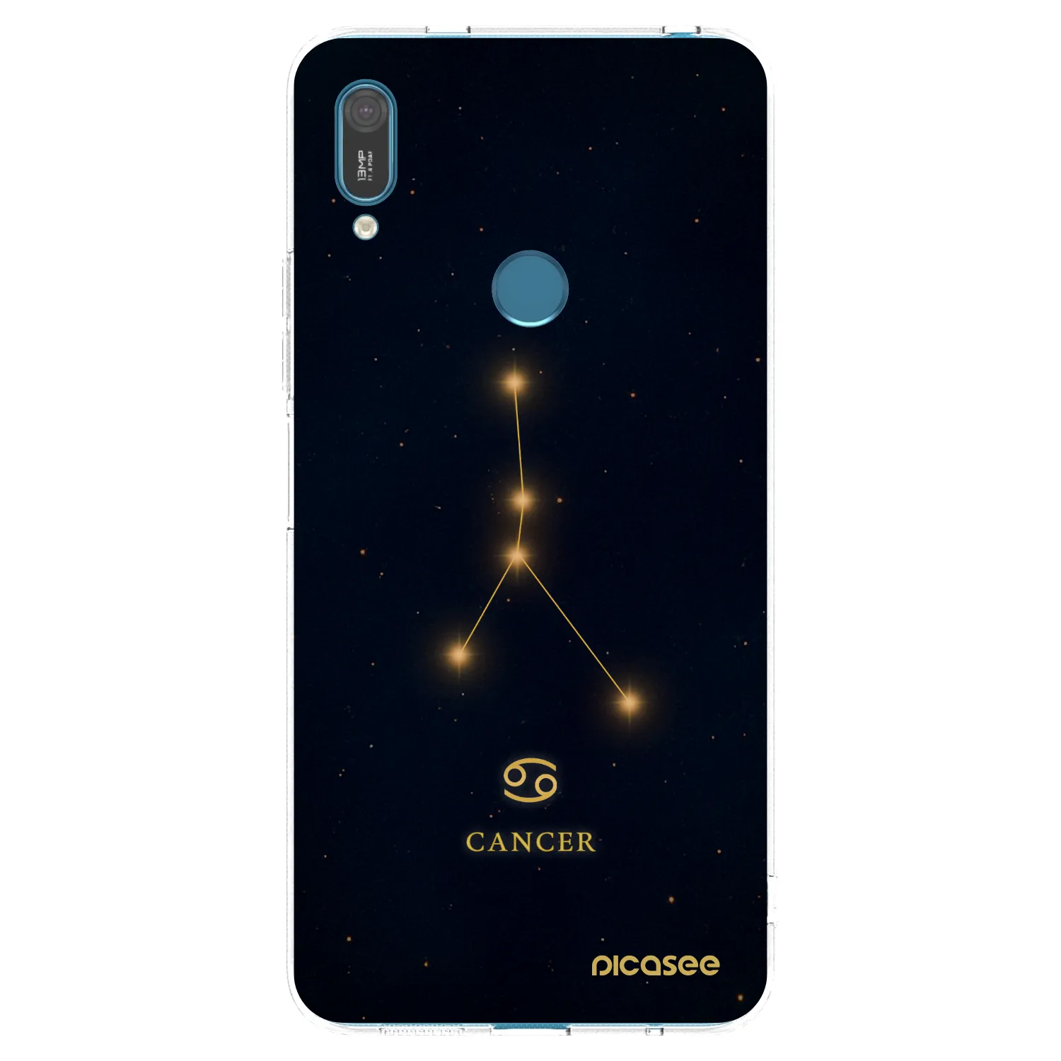 Picasee silikónový prehľadný obal pre Huawei Y7 2019 - CANCER