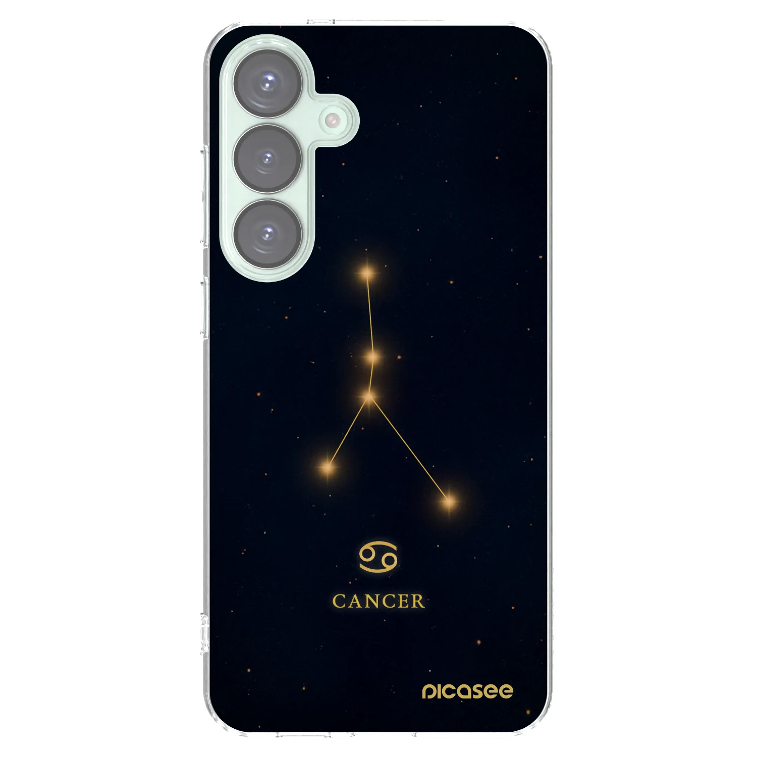 Picasee silikónový prehľadný obal pre Samsung Galaxy S25+ 5G - CANCER