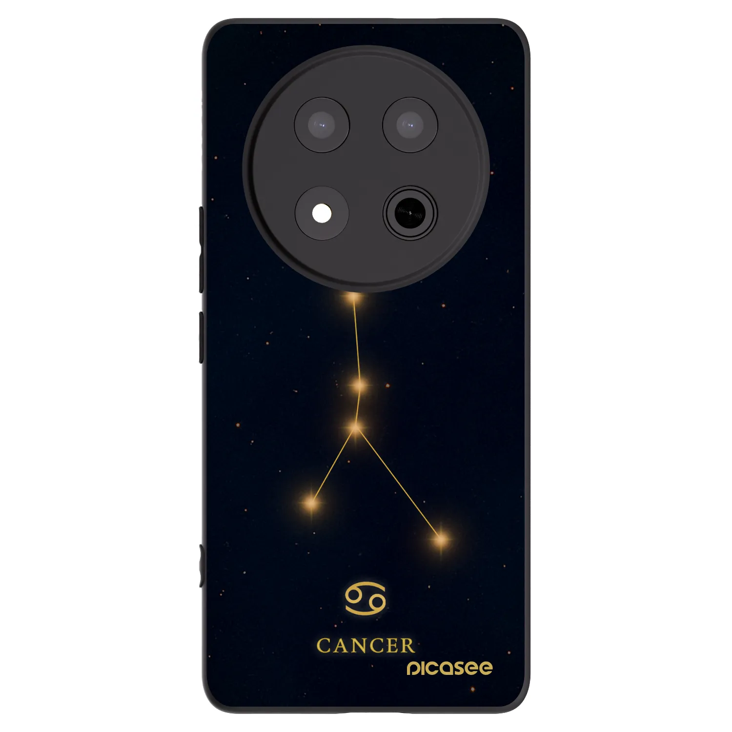 Picasee silikónový čierny obal pre Honor Magic7 Lite 5G - CANCER