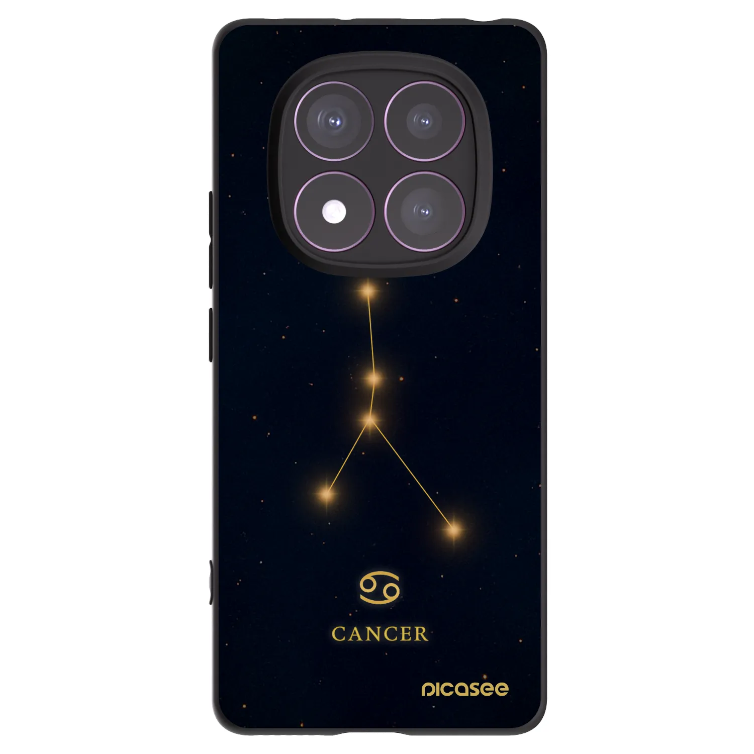 Silikónový čierny obal pre Xiaomi Redmi Note 14 Pro 4G - CANCER
