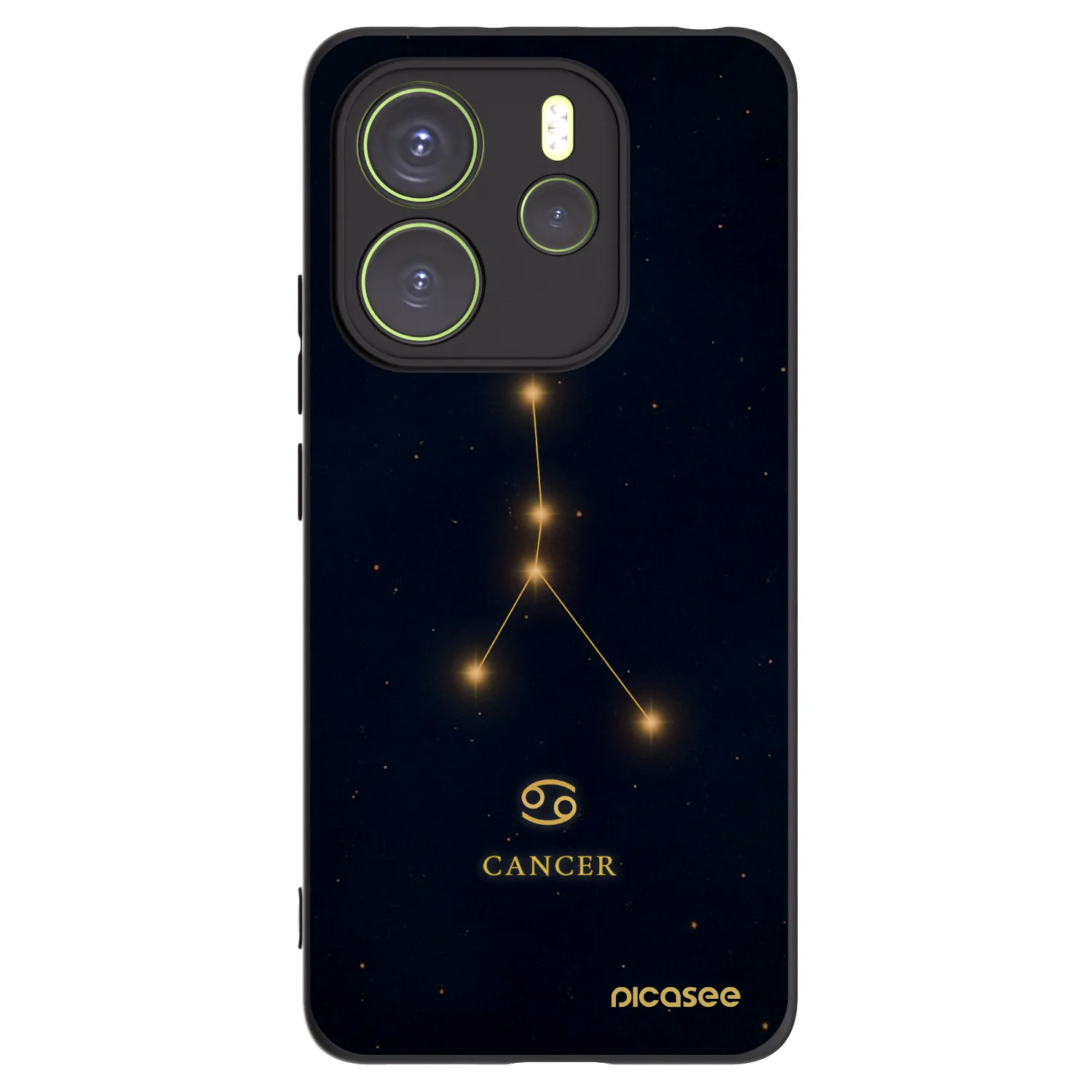 Silikónový čierny obal pre Xiaomi Redmi Note 14 4G - CANCER