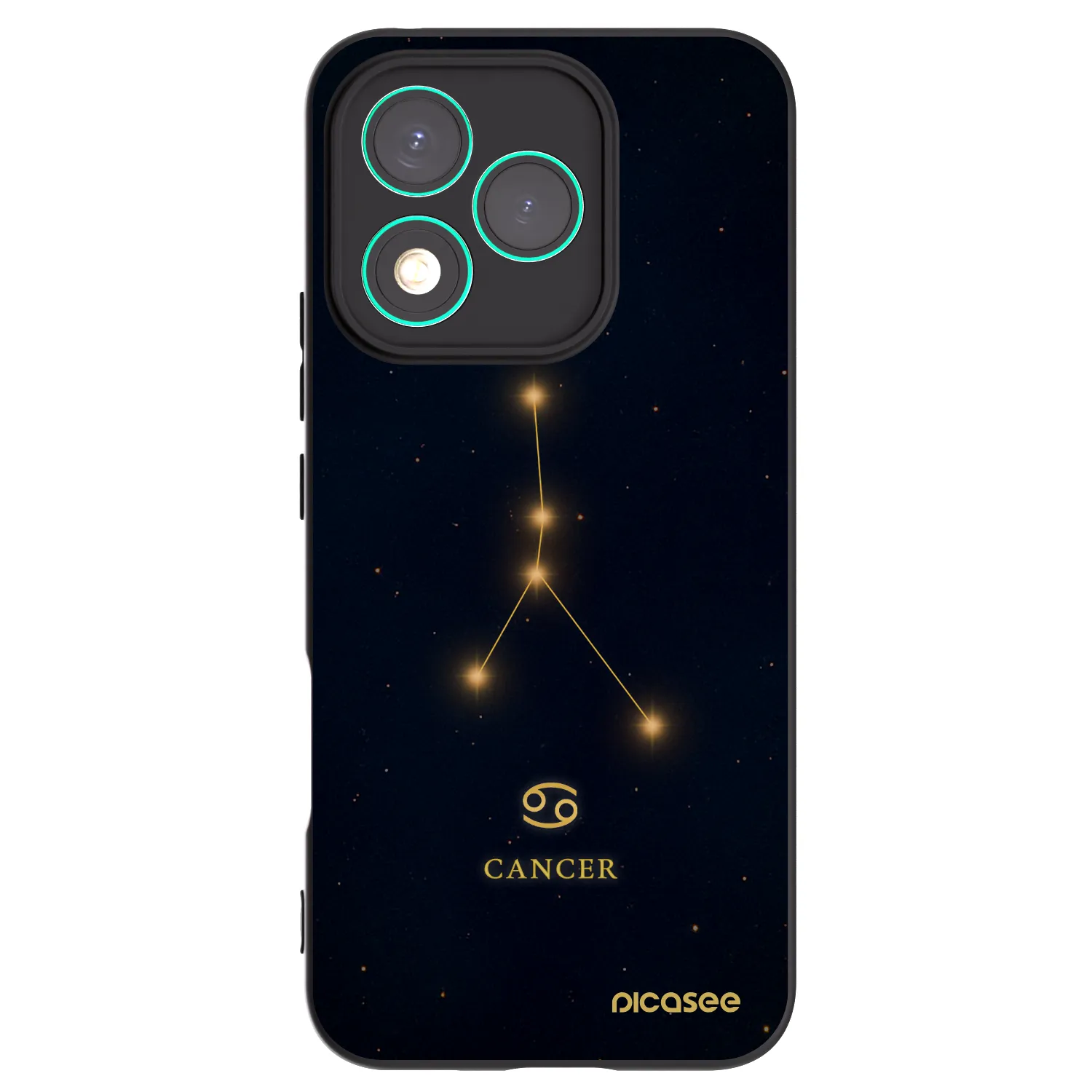 Picasee silikónový čierny obal pre Honor 400 Lite 5G - CANCER
