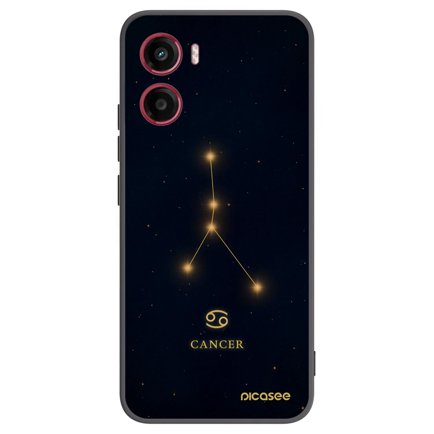 Picasee silikónový čierny obal pre Motorola Moto G05 - CANCER