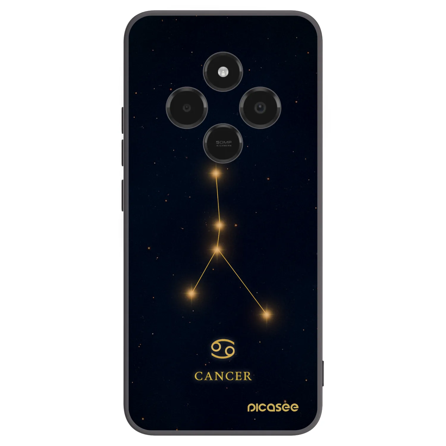 Picasee silikónový čierny obal pre Xiaomi Poco C75 - CANCER