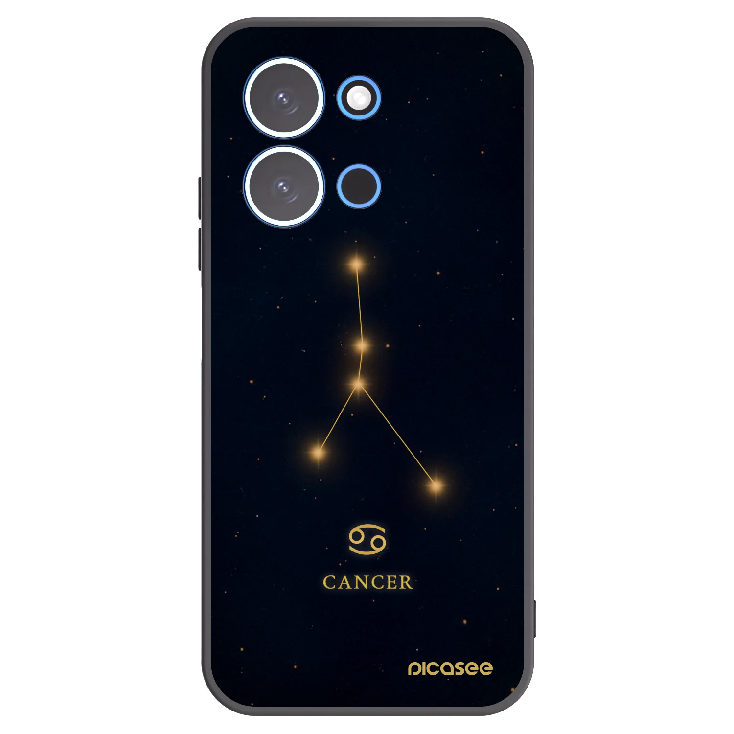 Picasee silikónový čierny obal pre Xiaomi Redmi 15C 4G - CANCER