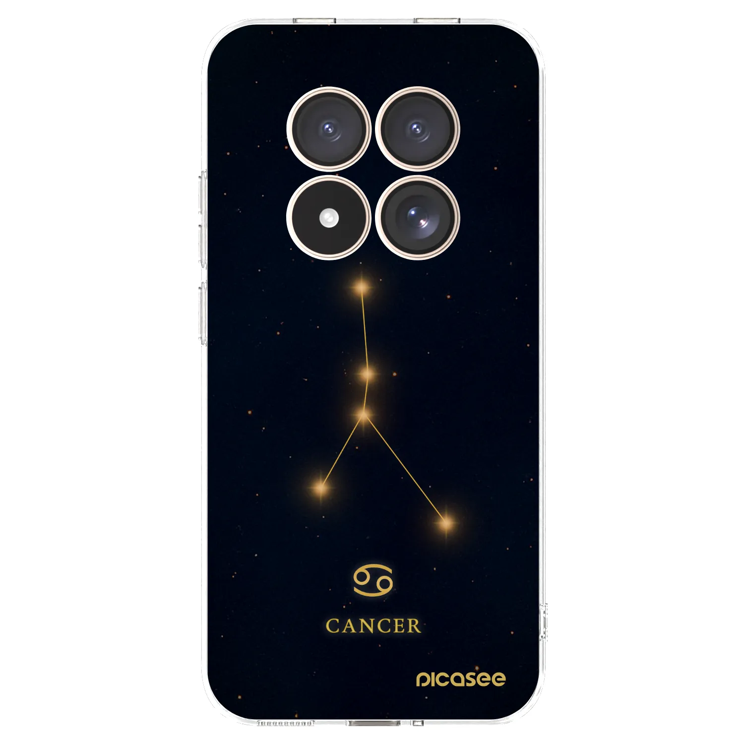 Picasee silikónový prehľadný obal pre Xiaomi Redmi Note 15 Pro 4G - CANCER