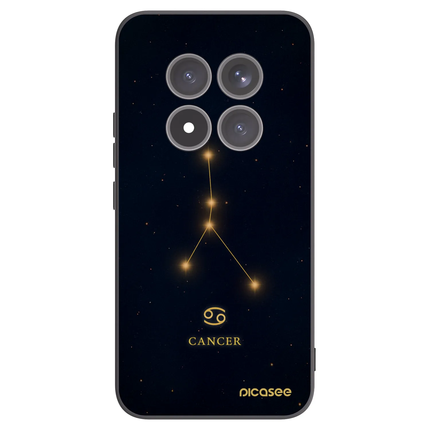 Silikónový čierny obal pre Xiaomi Redmi Note 15 Pro+ - CANCER