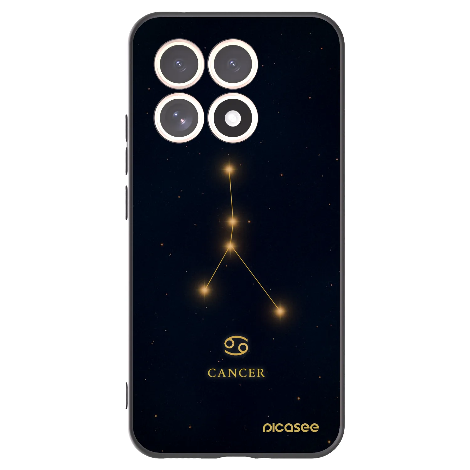 Picasee silikónový čierny obal pre Xiaomi 15T - CANCER