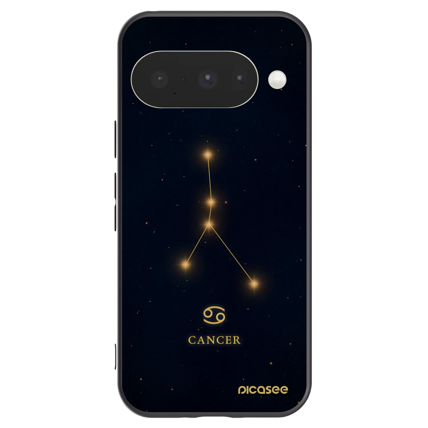 Picasee silikónový čierny obal pre Google Pixel 10 - CANCER