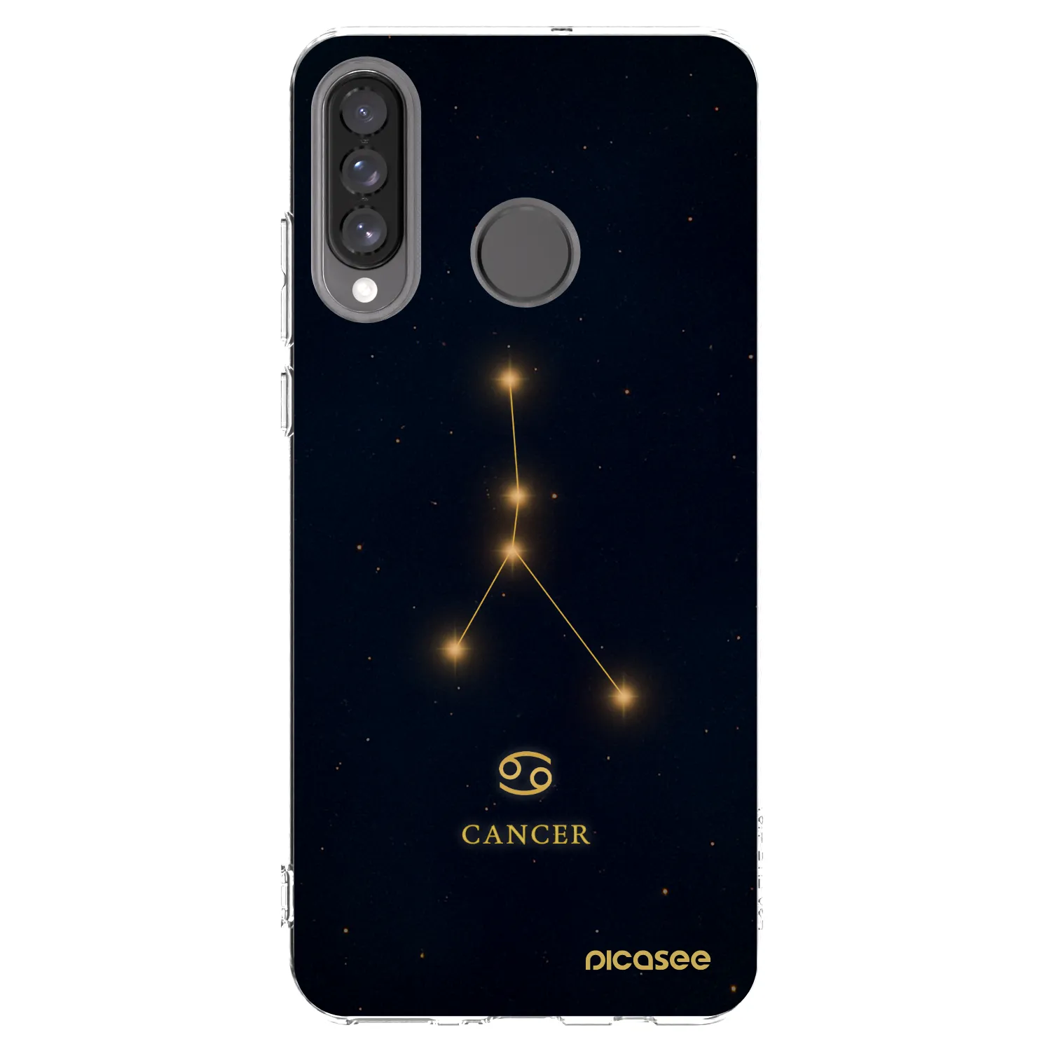 Picasee silikónový prehľadný obal pre Huawei P30 Lite - CANCER