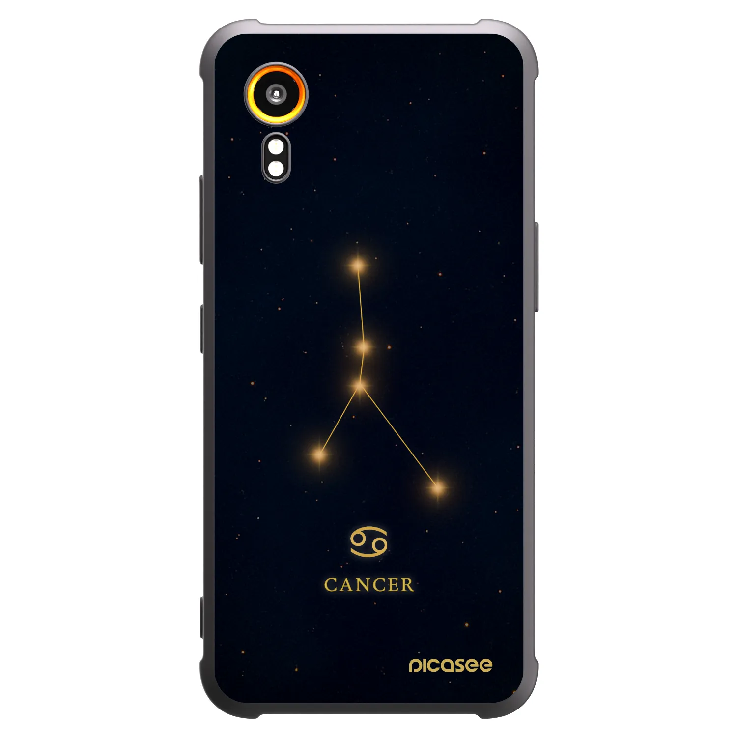 Picasee silikónový čierny obal pre Samsung Galaxy Xcover 7 - CANCER