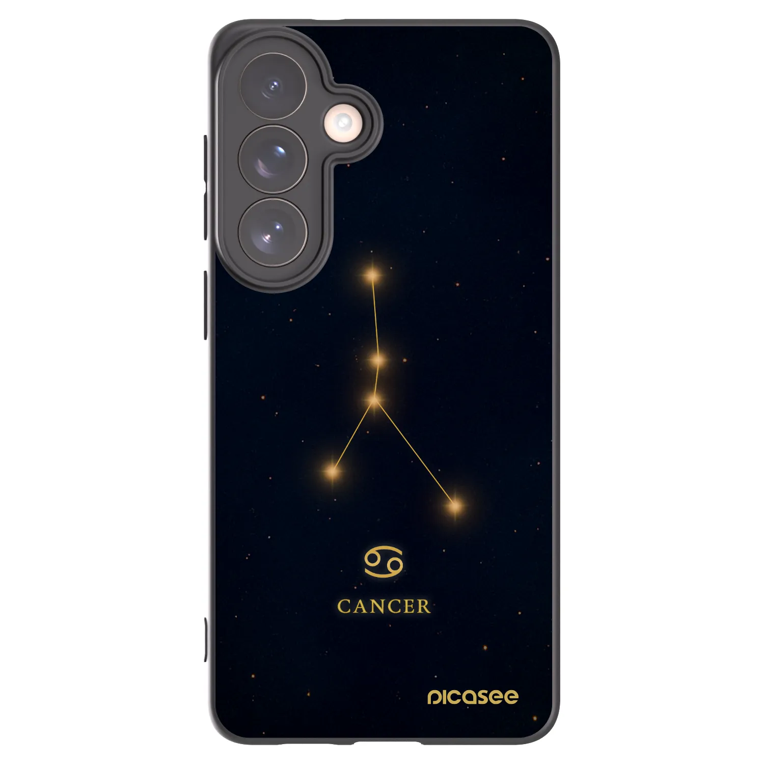 Picasee silikónový čierny obal pre Samsung Galaxy S26+ - CANCER