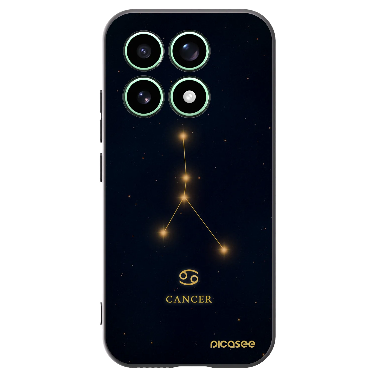Picasee silikónový čierny obal pre Xiaomi 17 - CANCER