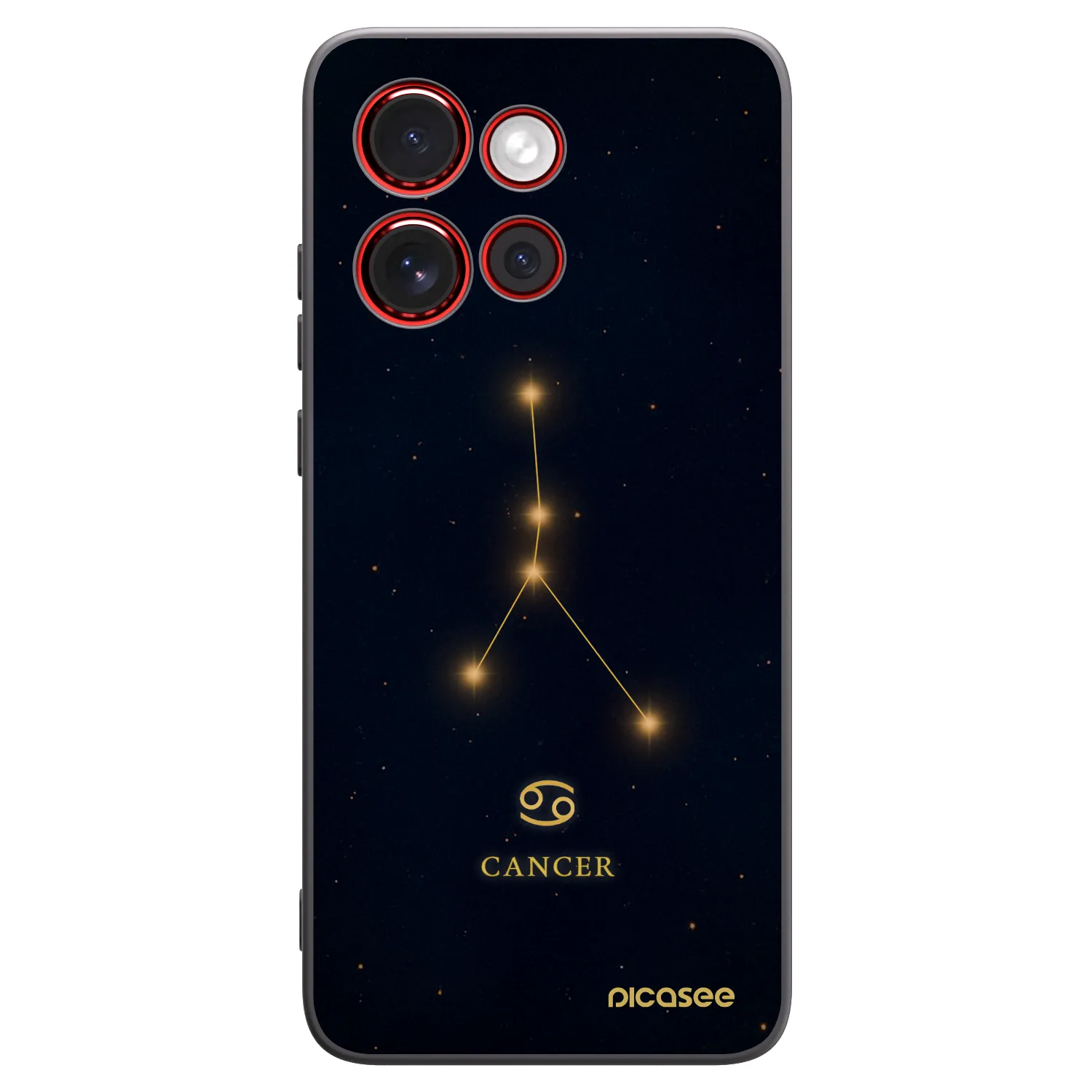 Picasee silikónový čierny obal pre Motorola Edge 60 Neo 5G - CANCER