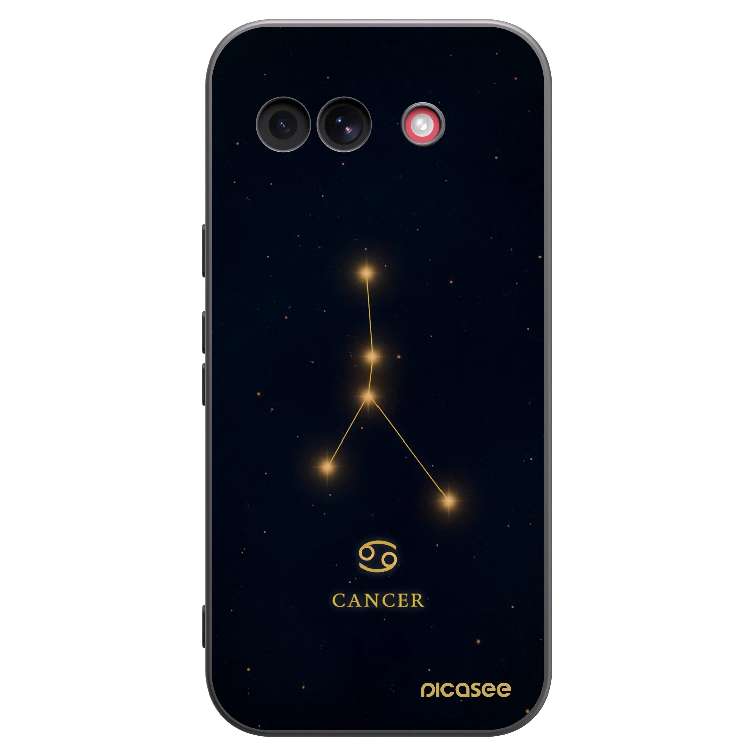 Picasee silikónový čierny obal pre Google Pixel 10a - CANCER