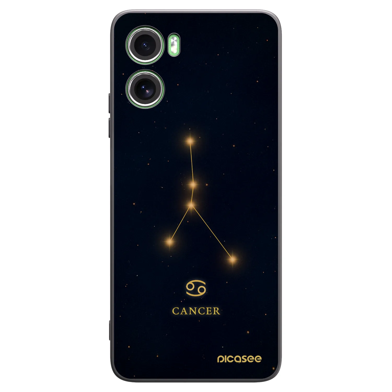 Picasee silikónový čierny obal pre Motorola Moto G06 - CANCER