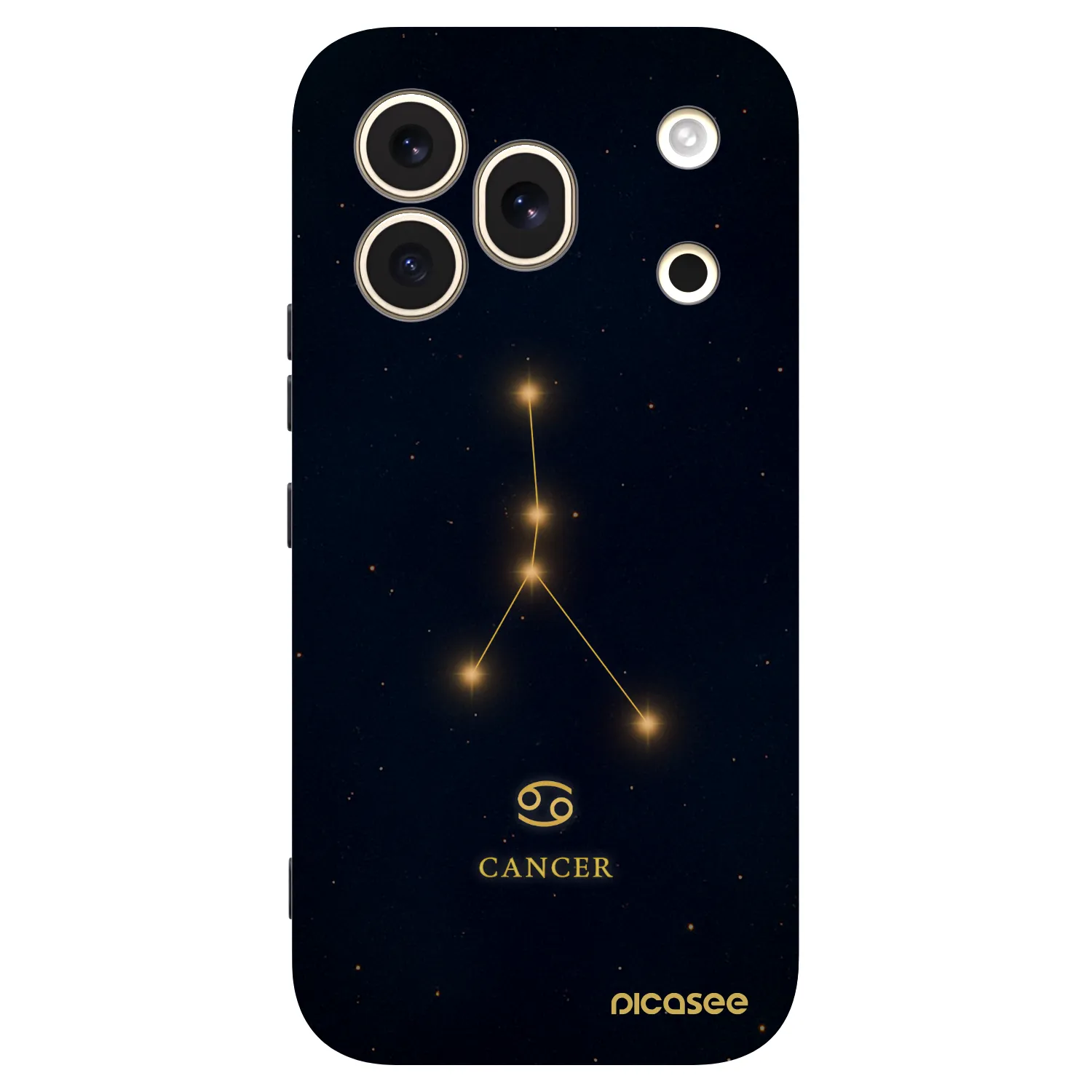 Picasee silikónový čierny obal pre Honor 600 Pro - CANCER