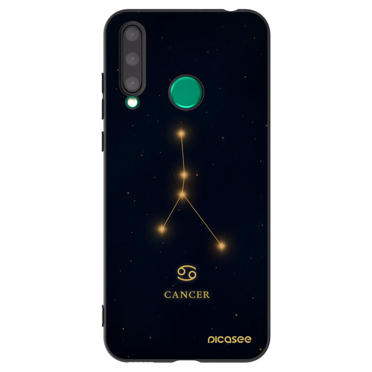 Picasee silikónový čierny obal pre Honor 20 Lite - CANCER