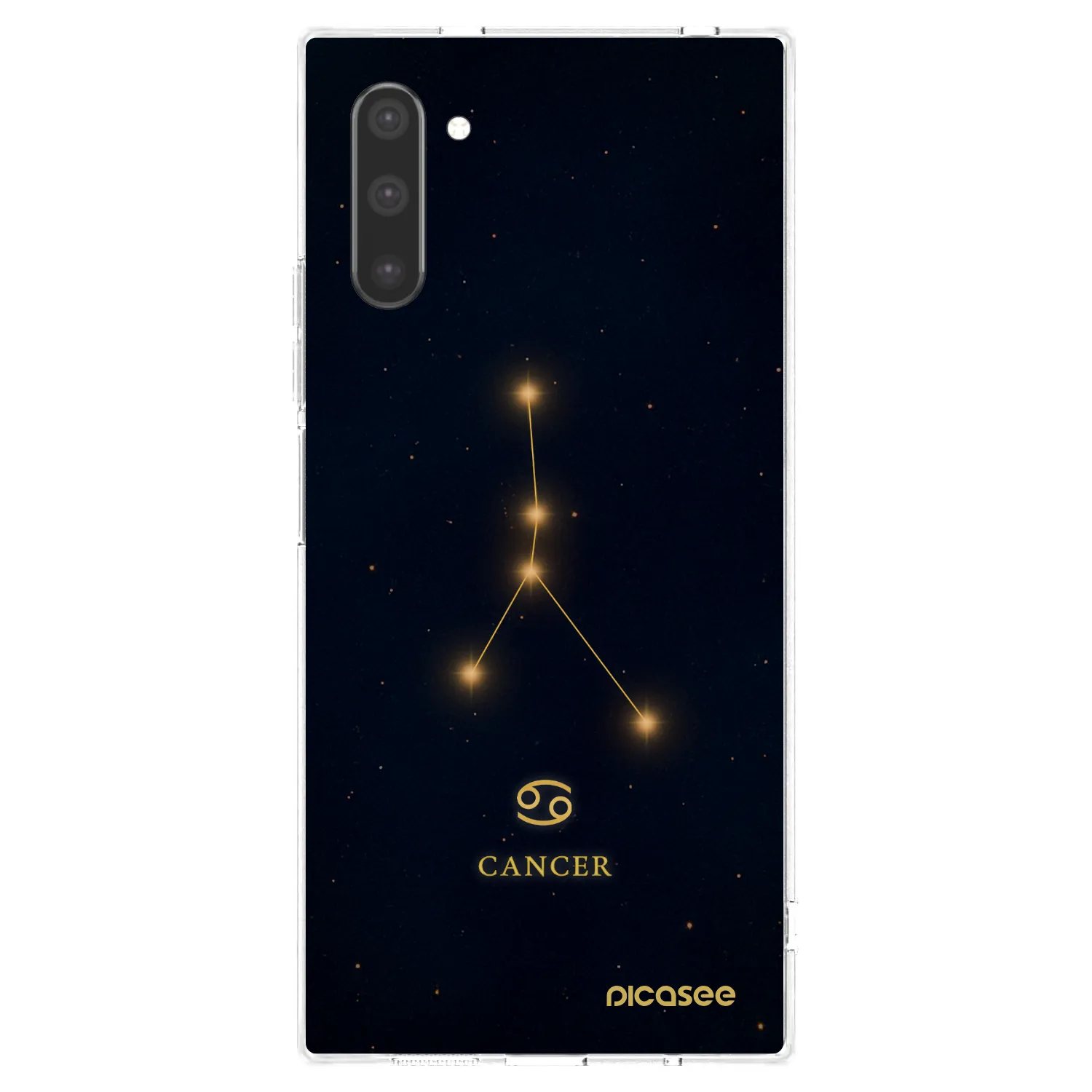Picasee silikónový prehľadný obal pre Samsung Galaxy Note 10 N970F - CANCER