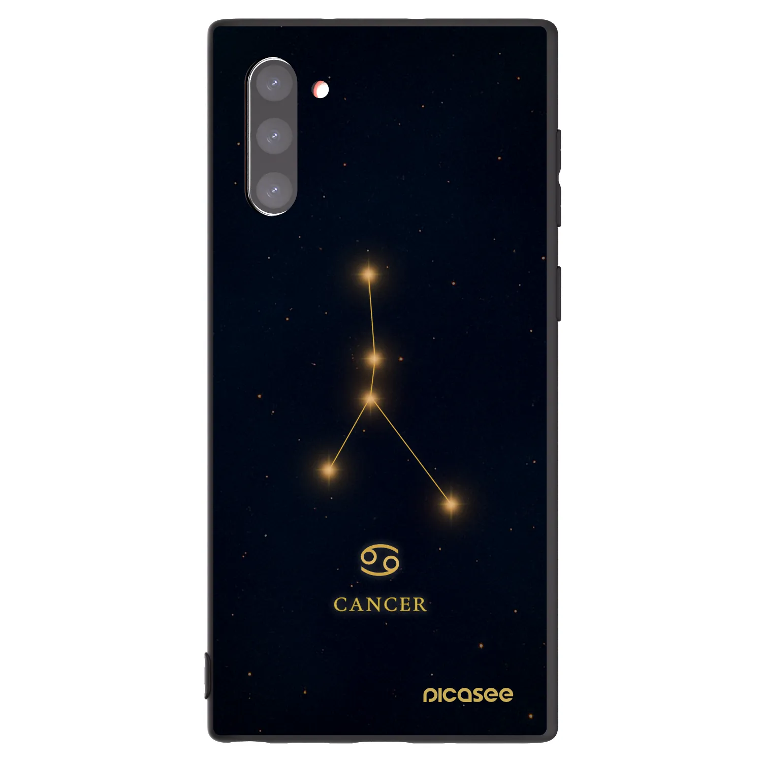 Picasee silikónový čierny obal pre Samsung Galaxy Note 10 N970F - CANCER
