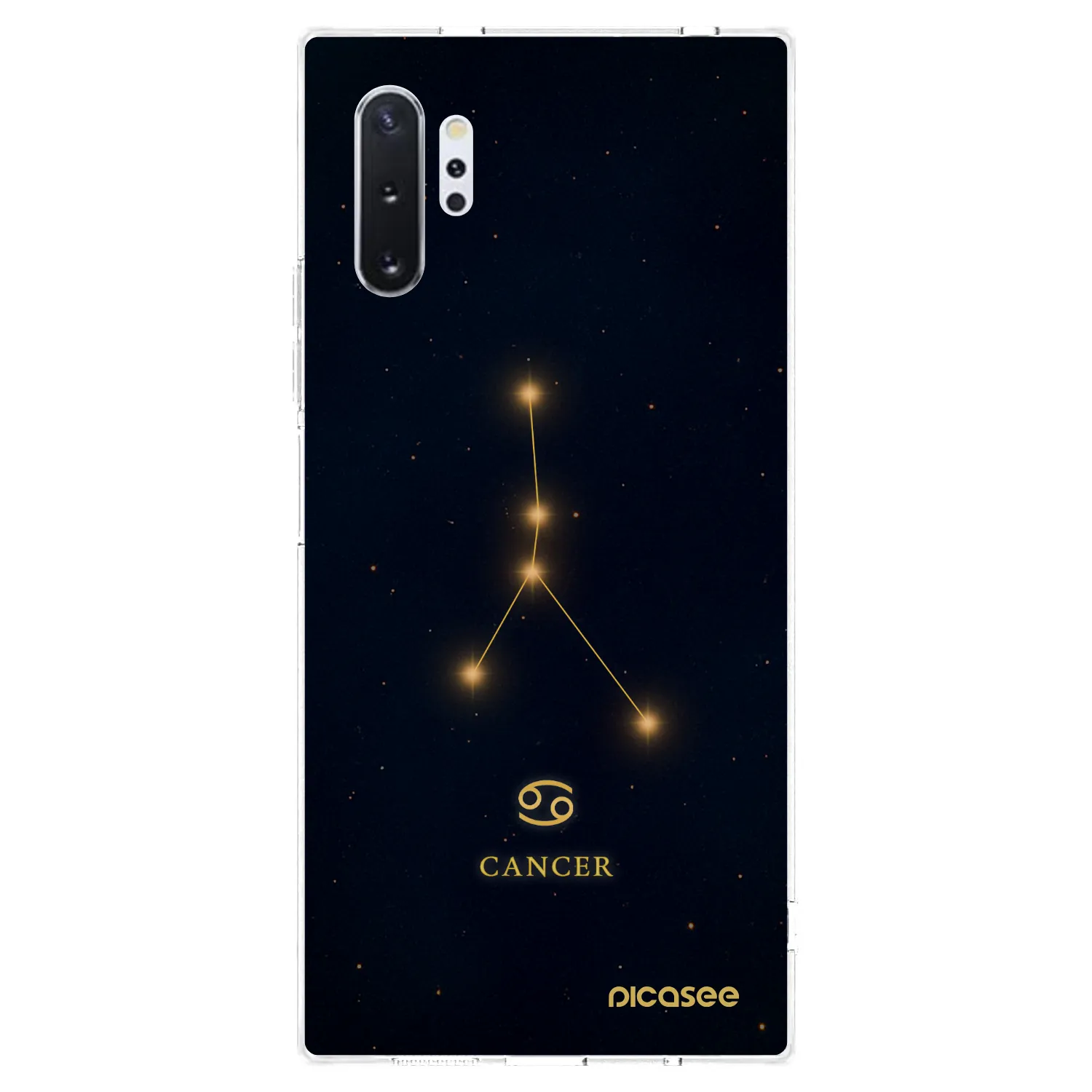 Picasee silikónový prehľadný obal pre Samsung Galaxy Note 10+ N975F - CANCER