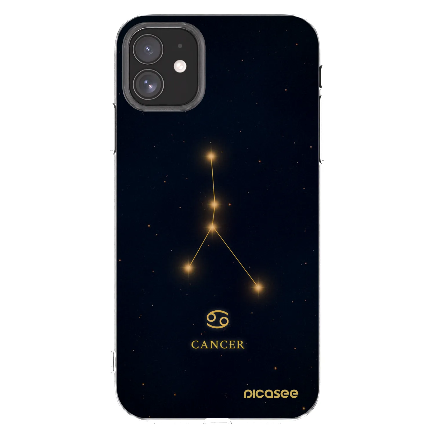 Picasee silikónový prehľadný obal pre Apple iPhone 11 - CANCER