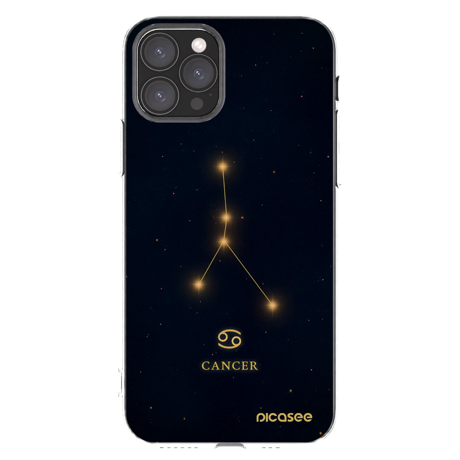 Picasee silikónový prehľadný obal pre Apple iPhone 11 Pro - CANCER
