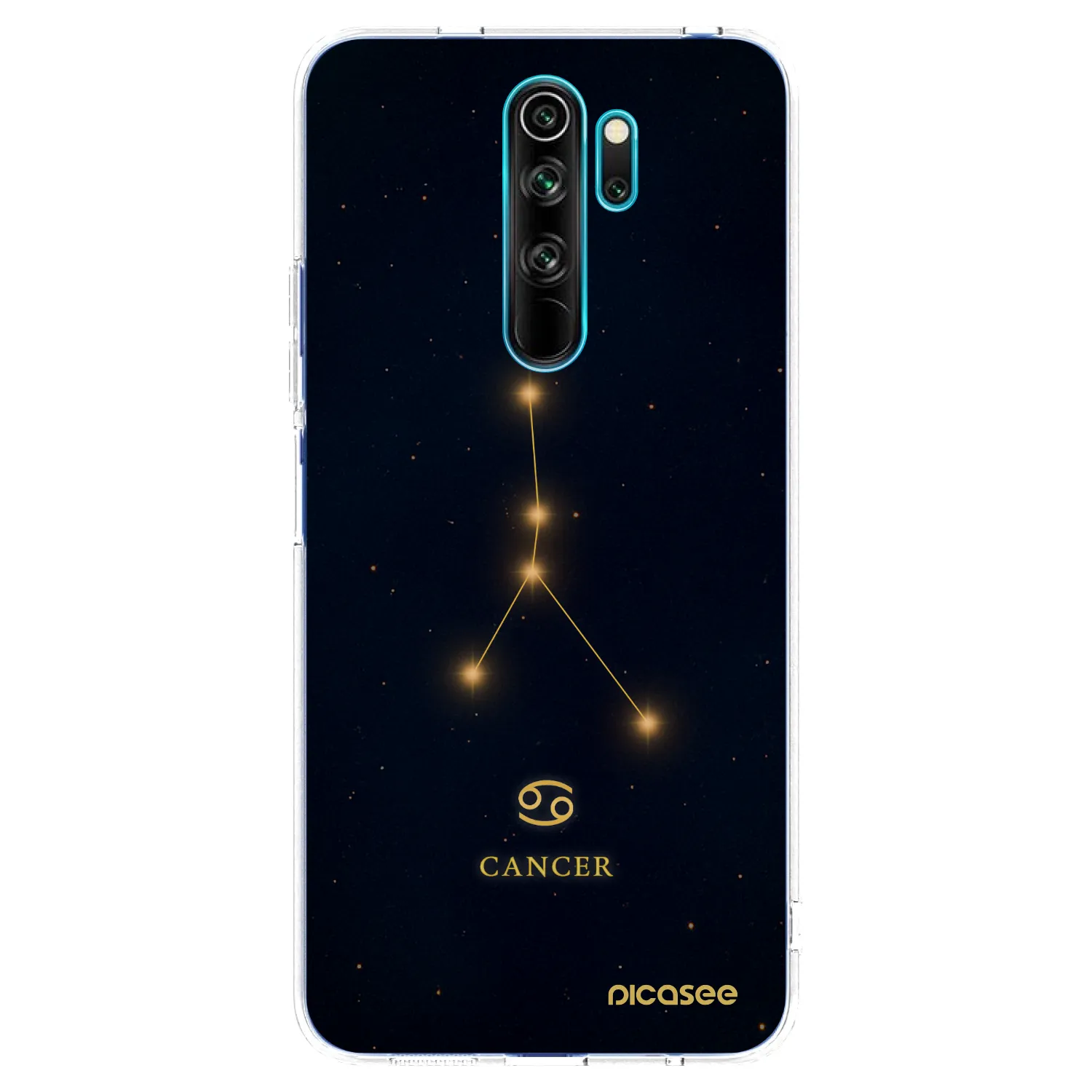Picasee silikónový prehľadný obal pre Xiaomi Redmi Note 8 Pro - CANCER