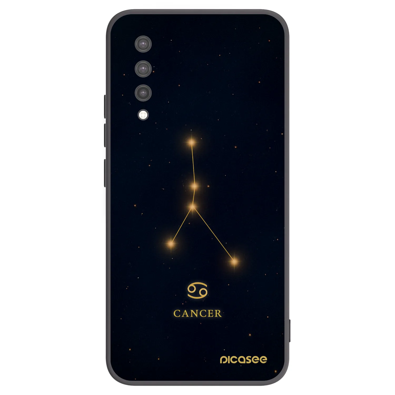 Silikónový čierny obal pre Xiaomi Mi 9 Lite - CANCER