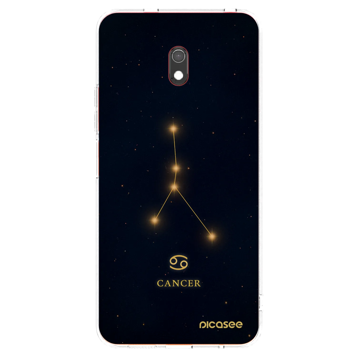 Picasee silikónový prehľadný obal pre Xiaomi Redmi 8A - CANCER