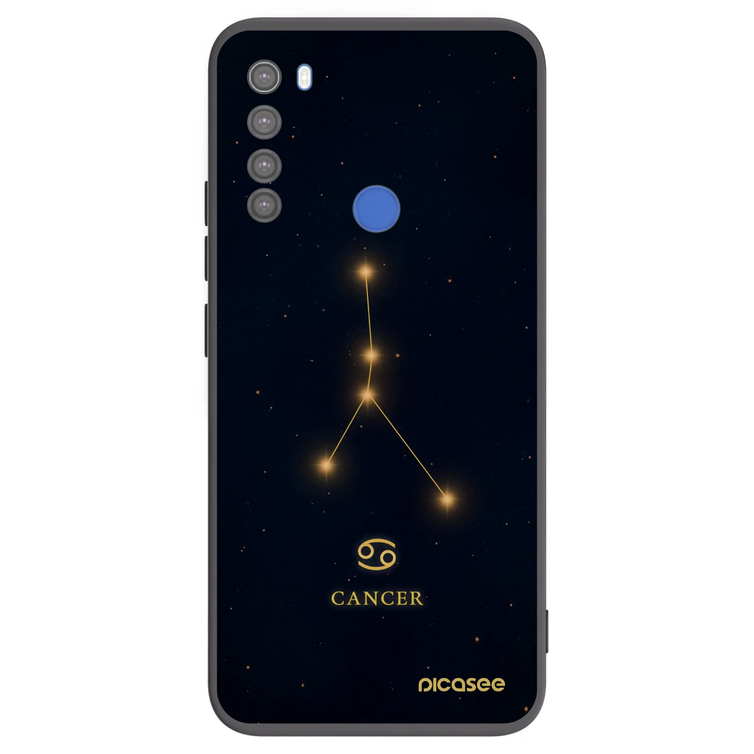 Picasee silikónový čierny obal pre Xiaomi Redmi Note 8T - CANCER