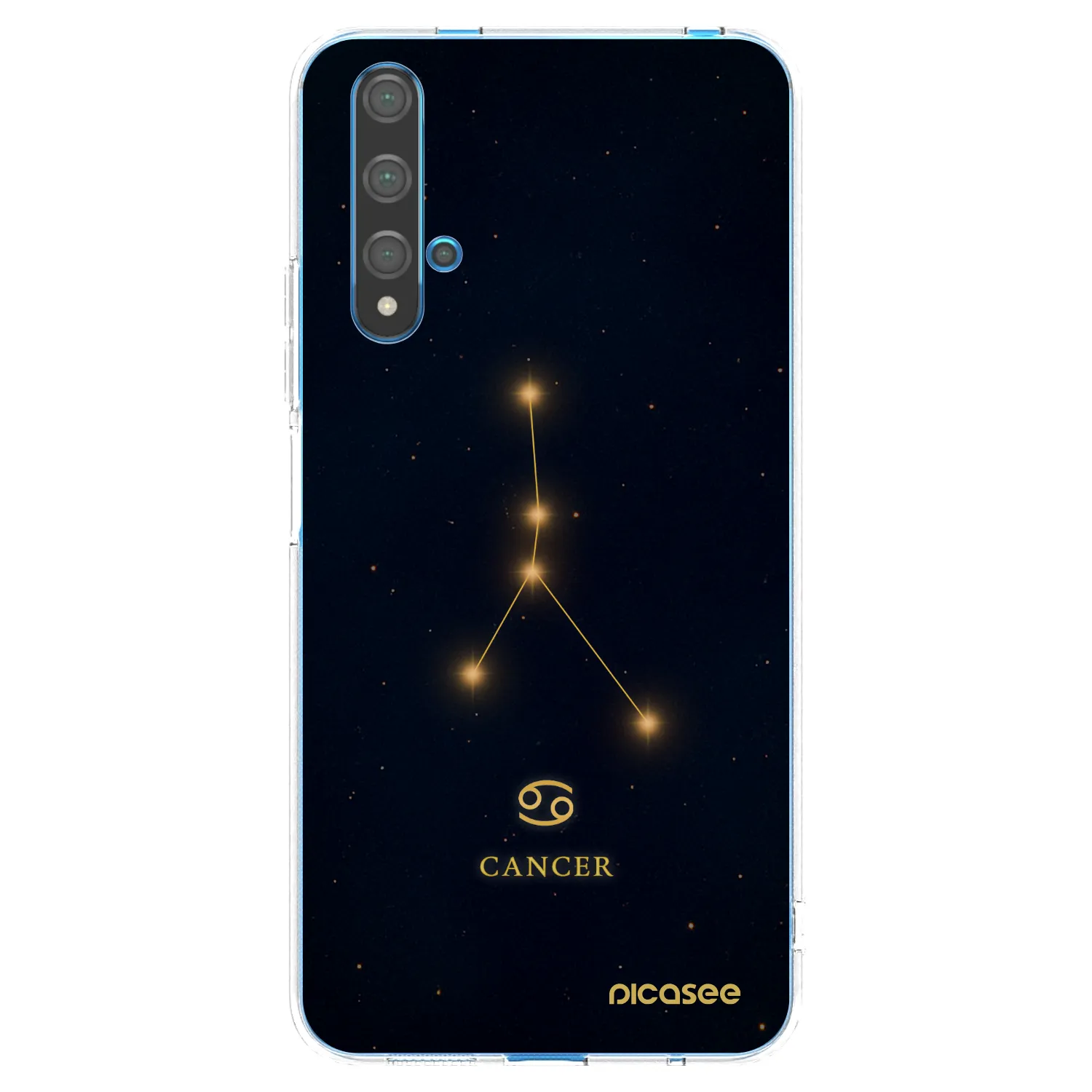 Picasee silikónový prehľadný obal pre Huawei Nova 5T - CANCER