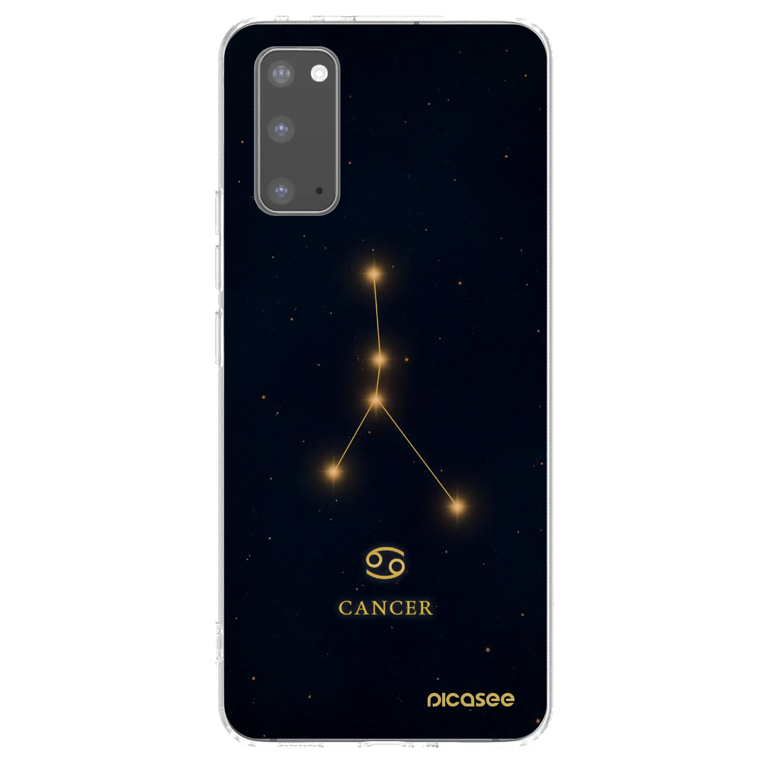 Picasee silikónový prehľadný obal pre Samsung Galaxy S20 G980F - CANCER
