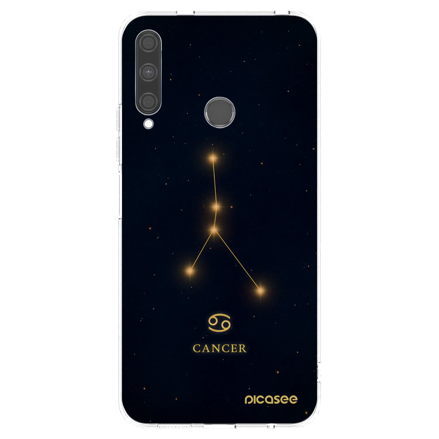 Picasee silikónový prehľadný obal pre Huawei P40 Lite E - CANCER