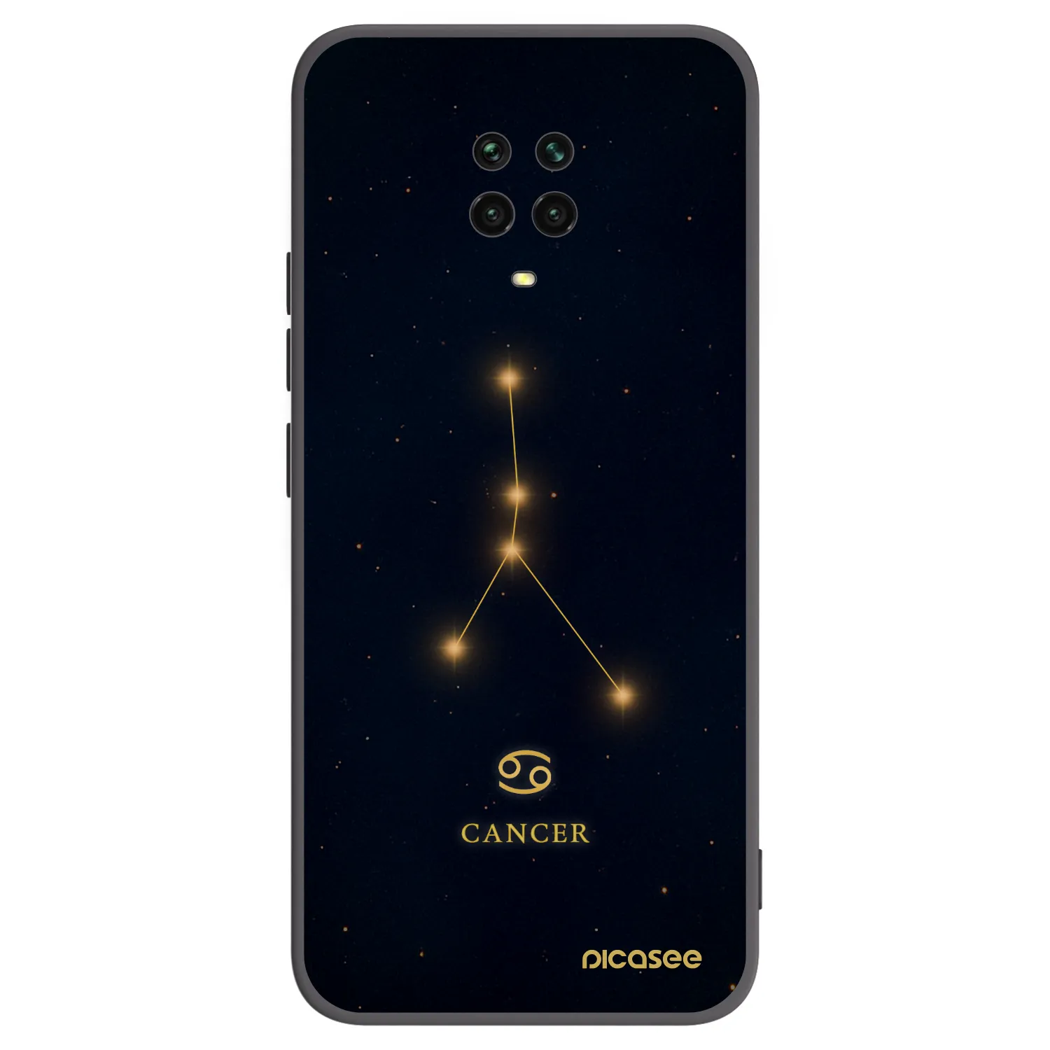 Picasee silikónový čierny obal pre Xiaomi Redmi Note 9 Pro - CANCER