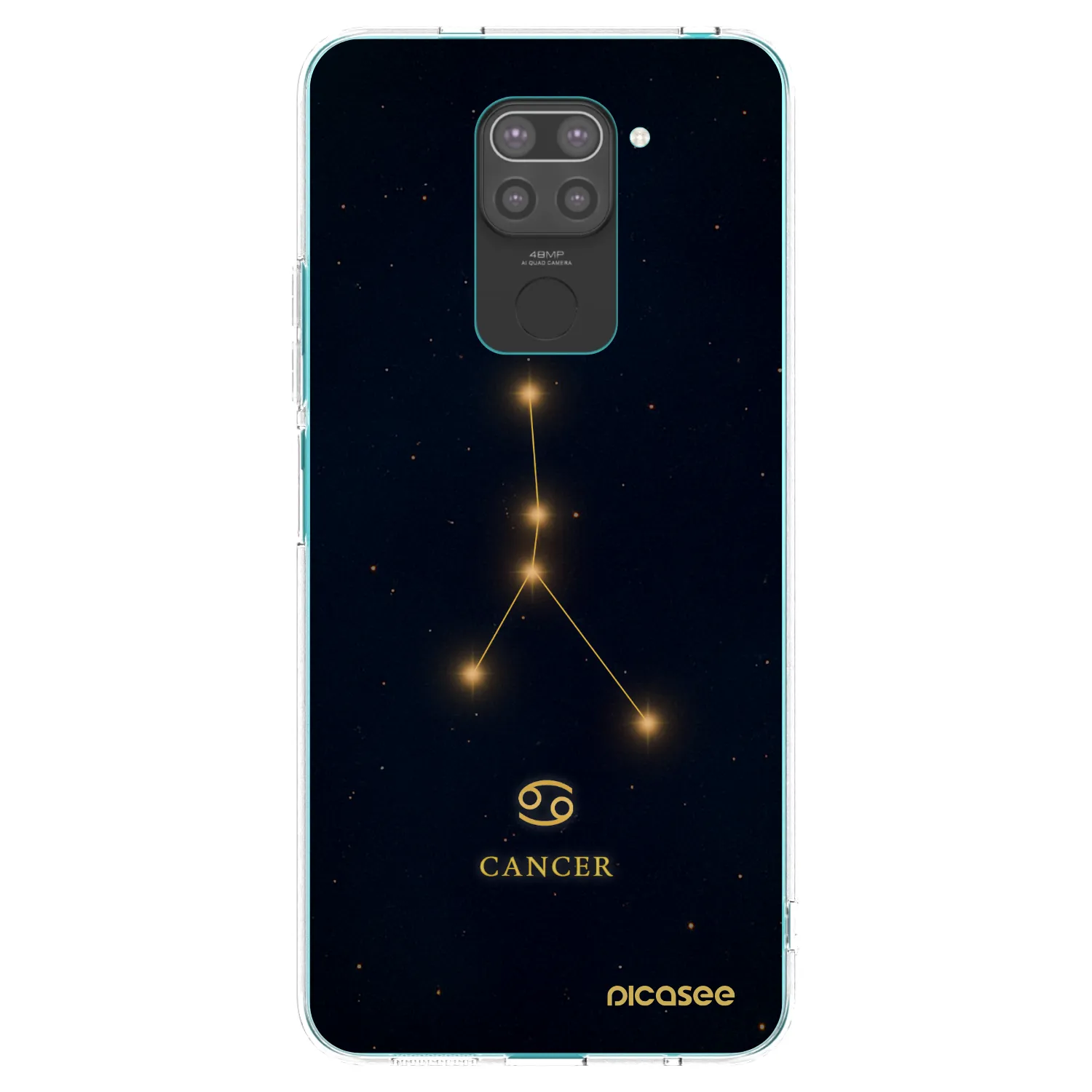 Picasee silikónový čierny obal pre Xiaomi Redmi Note 9 - CANCER