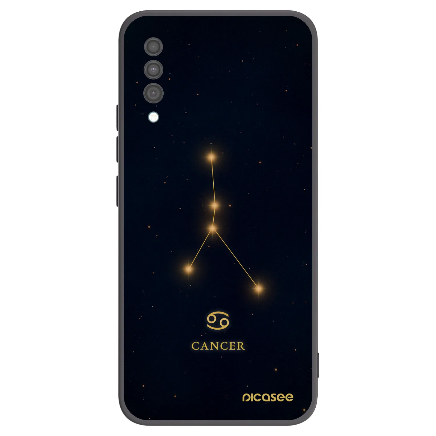 Picasee silikónový čierny obal pre Samsung Galaxy A30s A307F - CANCER
