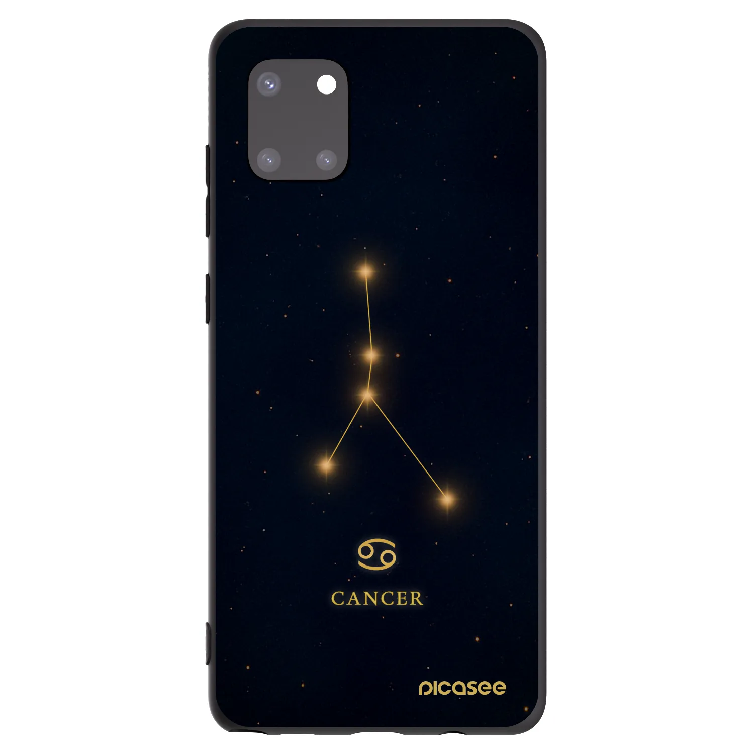 Picasee silikónový čierny obal pre Samsung Galaxy Note 10 Lite N770F - CANCER
