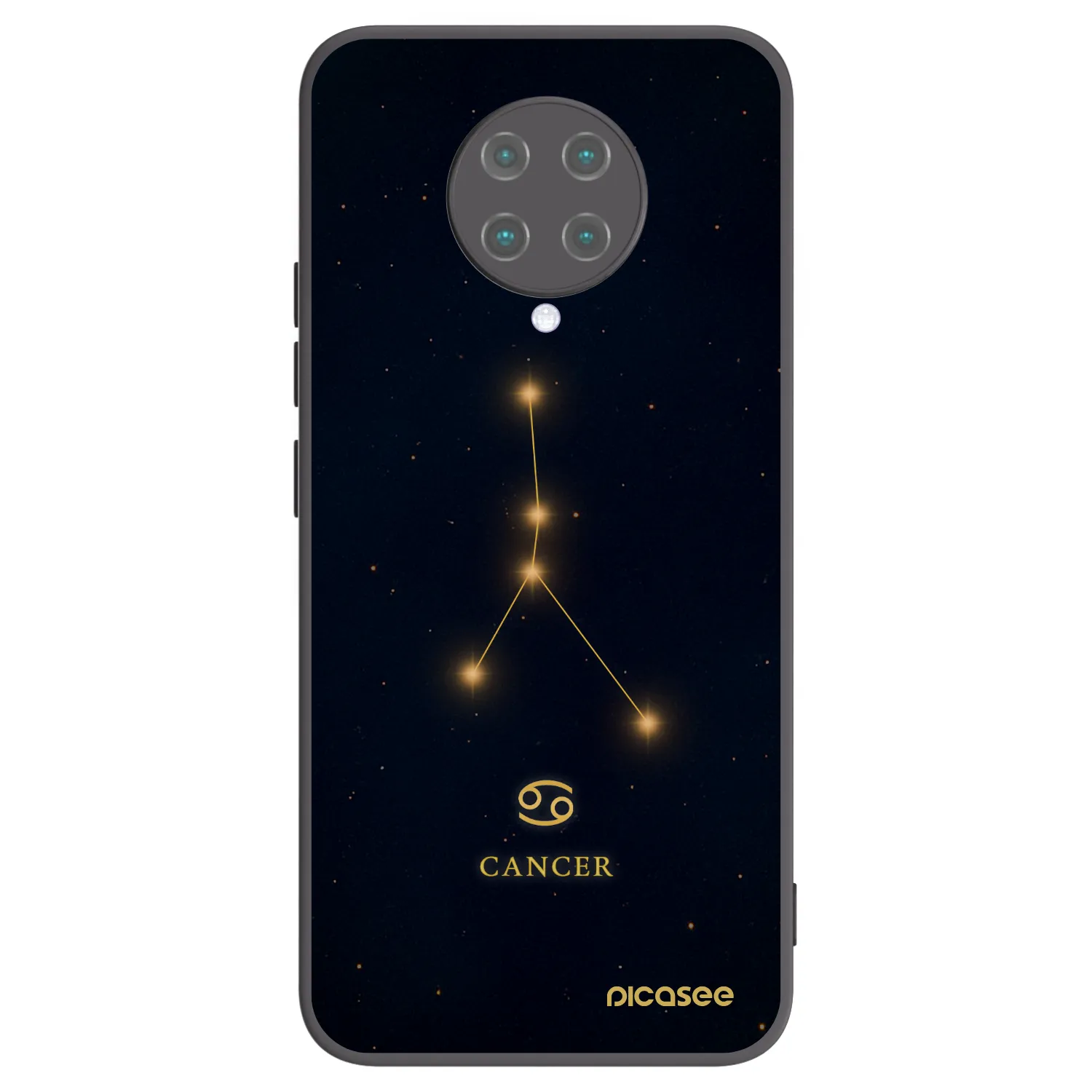Picasee silikónový čierny obal pre Xiaomi Poco F2 Pro - CANCER