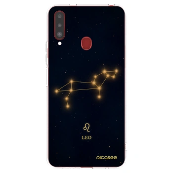 Picasee silikónový prehľadný obal pre Samsung Galaxy A20s - LEO