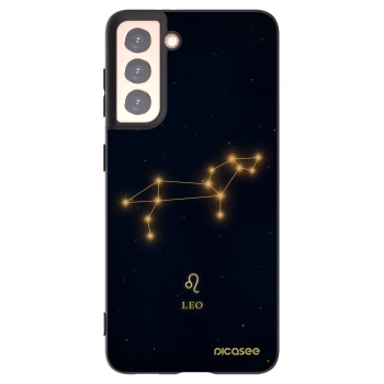 Picasee silikónový čierny obal pre Samsung Galaxy S21 5G G991B - LEO