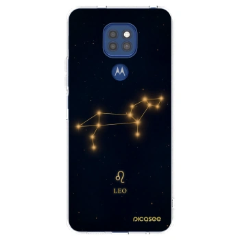 Picasee silikónový prehľadný obal pre Motorola Moto G9 Play - LEO