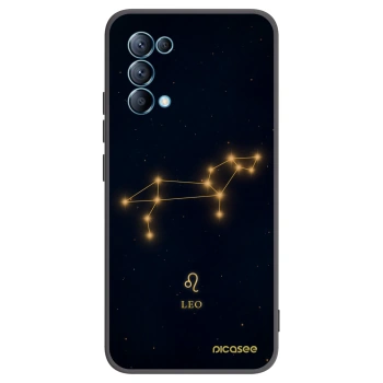 Picasee silikónový čierny obal pre OPPO A16s - LEO