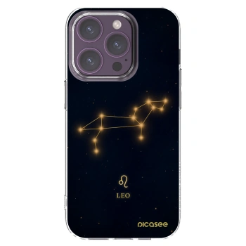Picasee silikónový prehľadný obal pre Apple iPhone 14 Pro - LEO