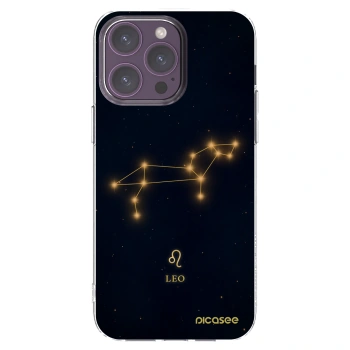 Picasee silikónový prehľadný obal pre Apple iPhone 14 Pro Max - LEO