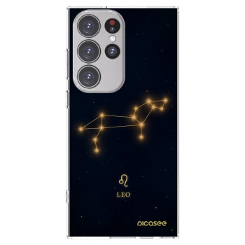 Picasee silikónový prehľadný obal pre Samsung Galaxy S23 Ultra 5G - LEO