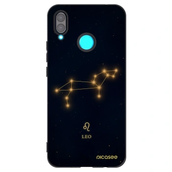 Picasee silikónový čierny obal pre Huawei Nova 3 - LEO