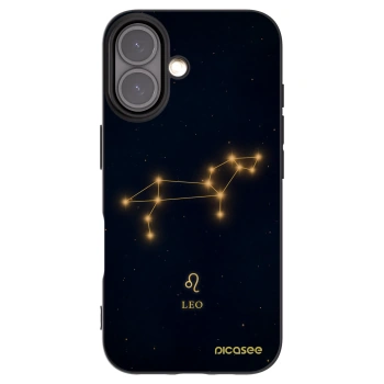 Picasee silikónový čierny obal pre Apple iPhone 16 - LEO