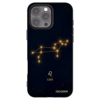 Picasee silikónový čierny obal pre Apple iPhone 16 Pro Max - LEO